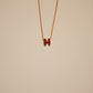 HERMÈS MINI POP H NECKLACE | ROUGE GRENAT