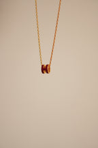 HERMÈS MINI POP H NECKLACE | ROUGE GRENAT