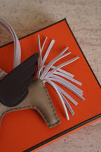 HERMÈS PEGASE PM CHARM | BEIGE MARFA/MAUVE PALE/MOKA