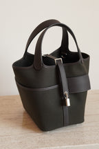 HERMÈS PICOTIN 18 POCKET | DARK BRONZE & EBENE