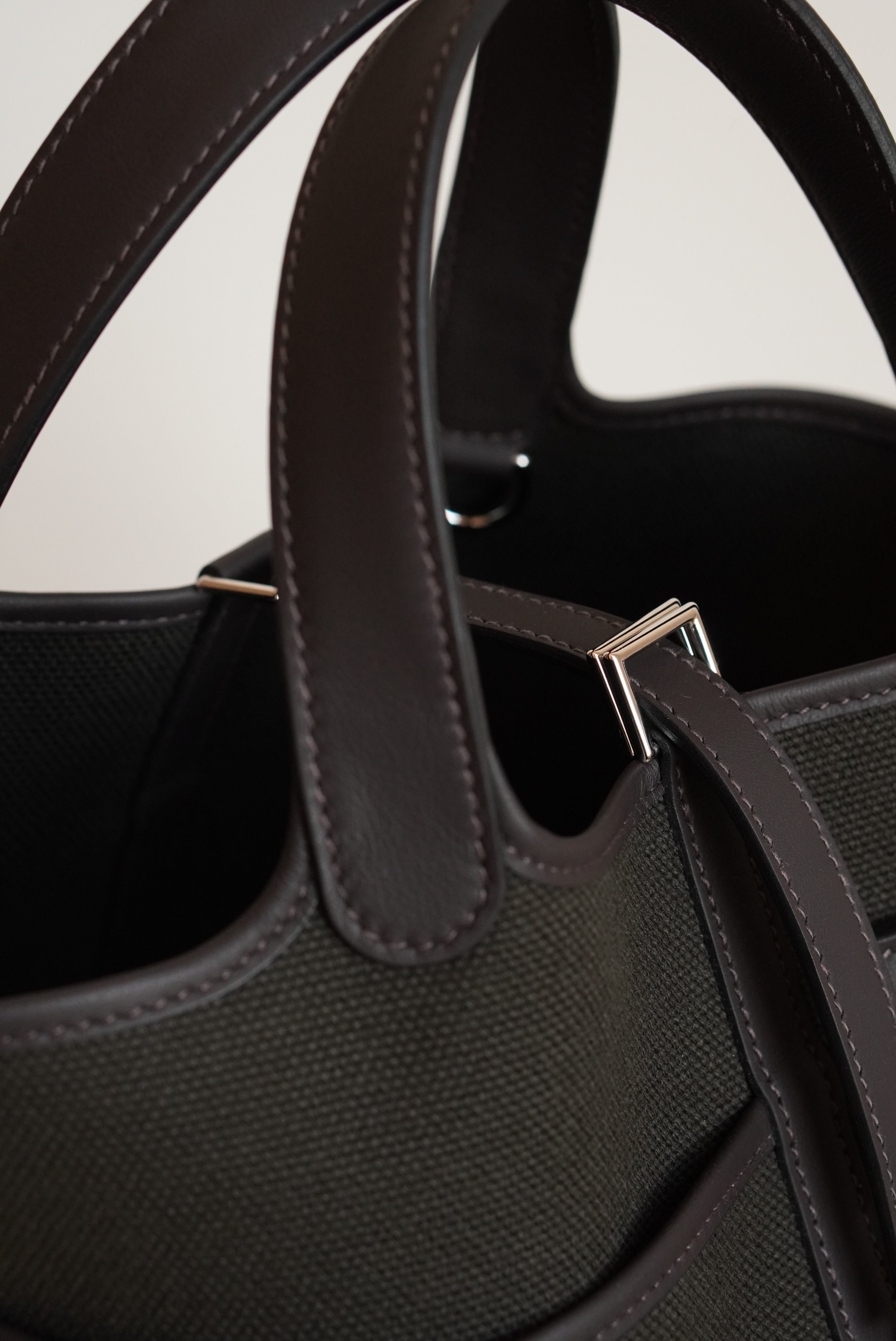 HERMÈS PICOTIN 18 POCKET | DARK BRONZE & EBENE
