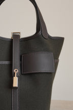 HERMÈS PICOTIN 18 POCKET | DARK BRONZE & EBENE