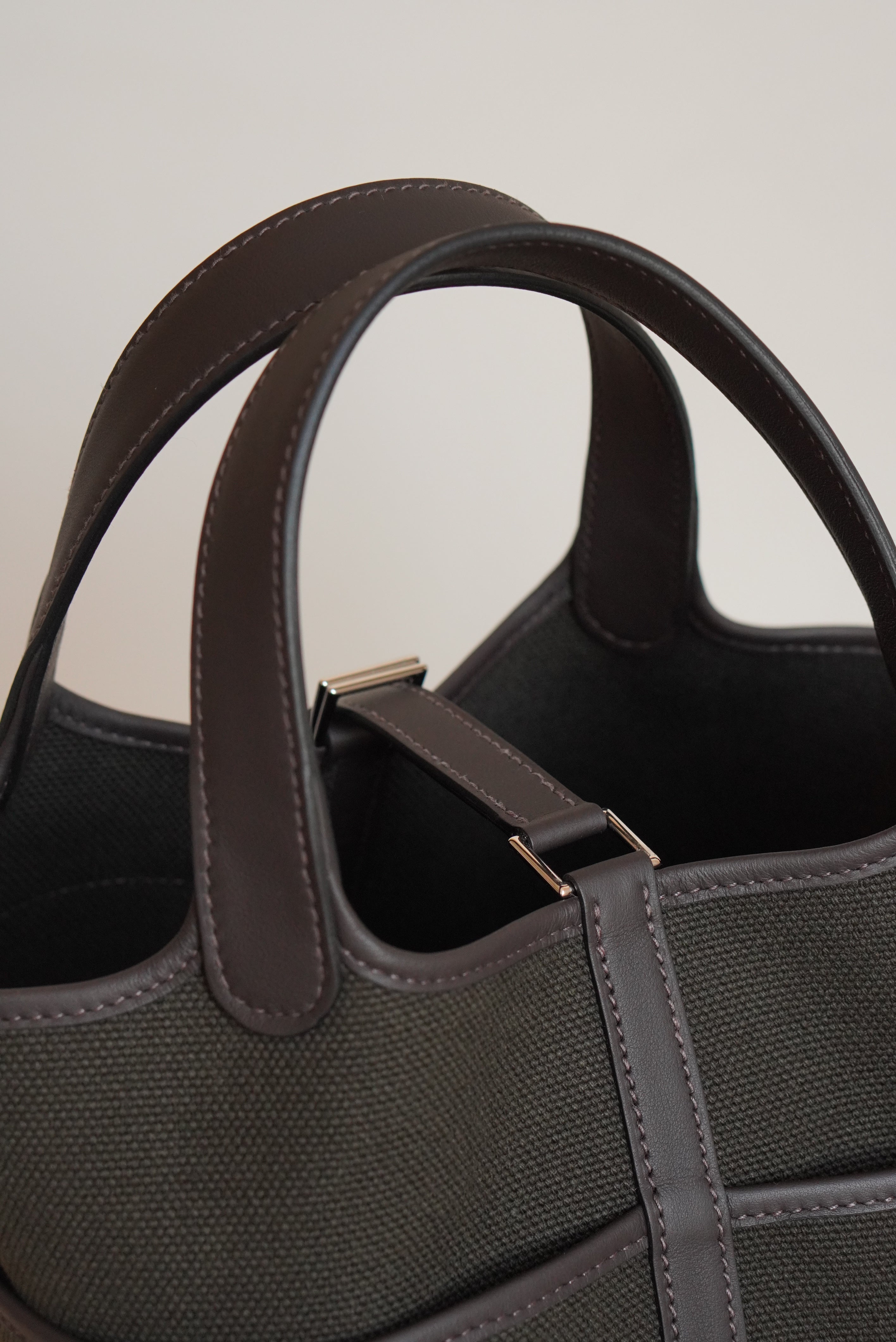 HERMÈS PICOTIN 18 POCKET | DARK BRONZE & EBENE