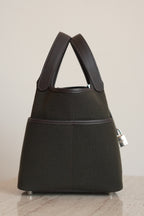 HERMÈS PICOTIN 18 POCKET | DARK BRONZE & EBENE