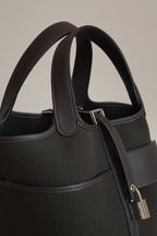 HERMÈS PICOTIN 18 POCKET | DARK BRONZE & EBENE