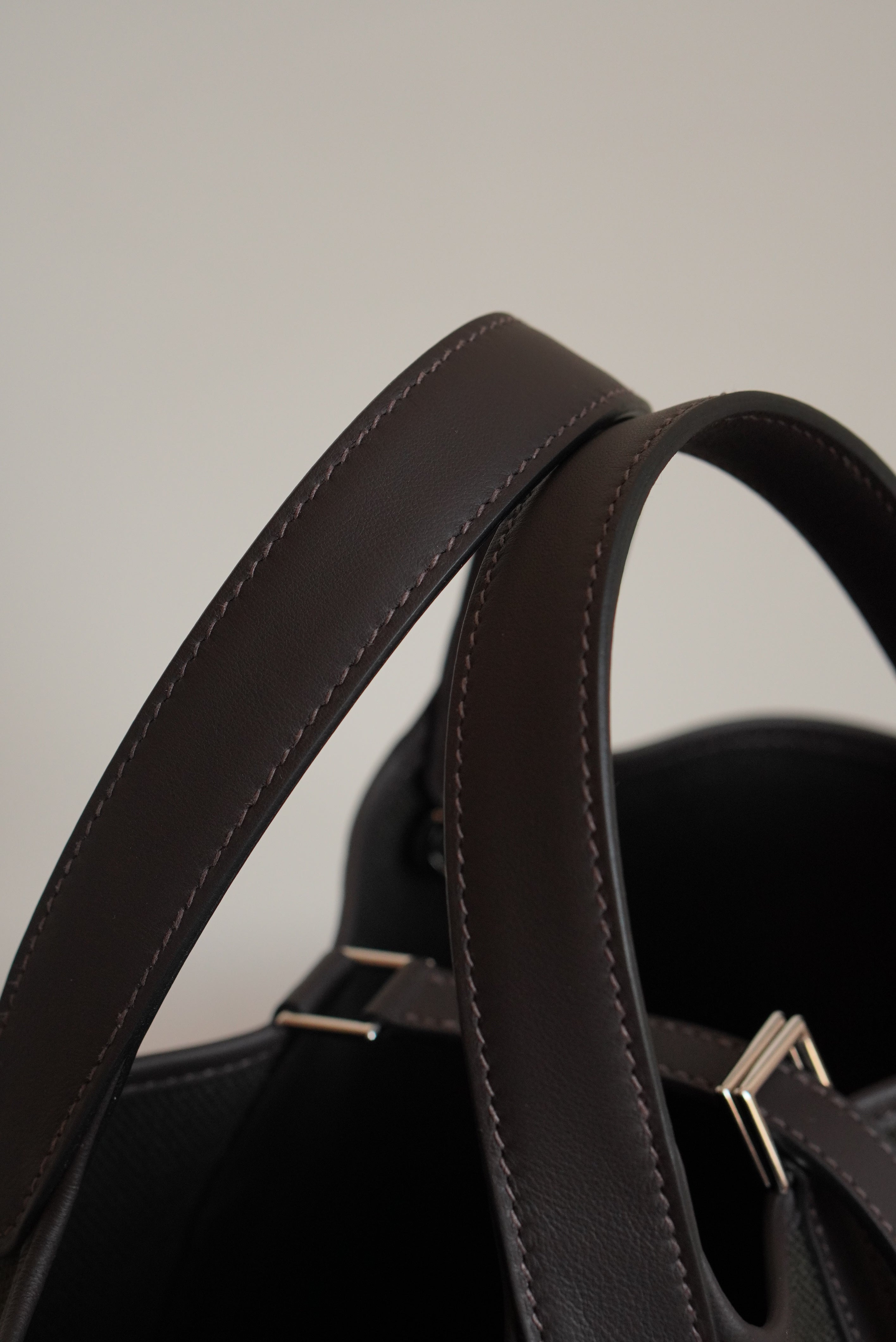 HERMÈS PICOTIN 18 POCKET | DARK BRONZE & EBENE
