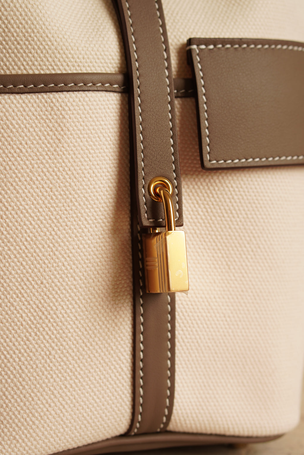 HERMÈS PICOTIN 18 POCKET | ECRU & ETOUPE