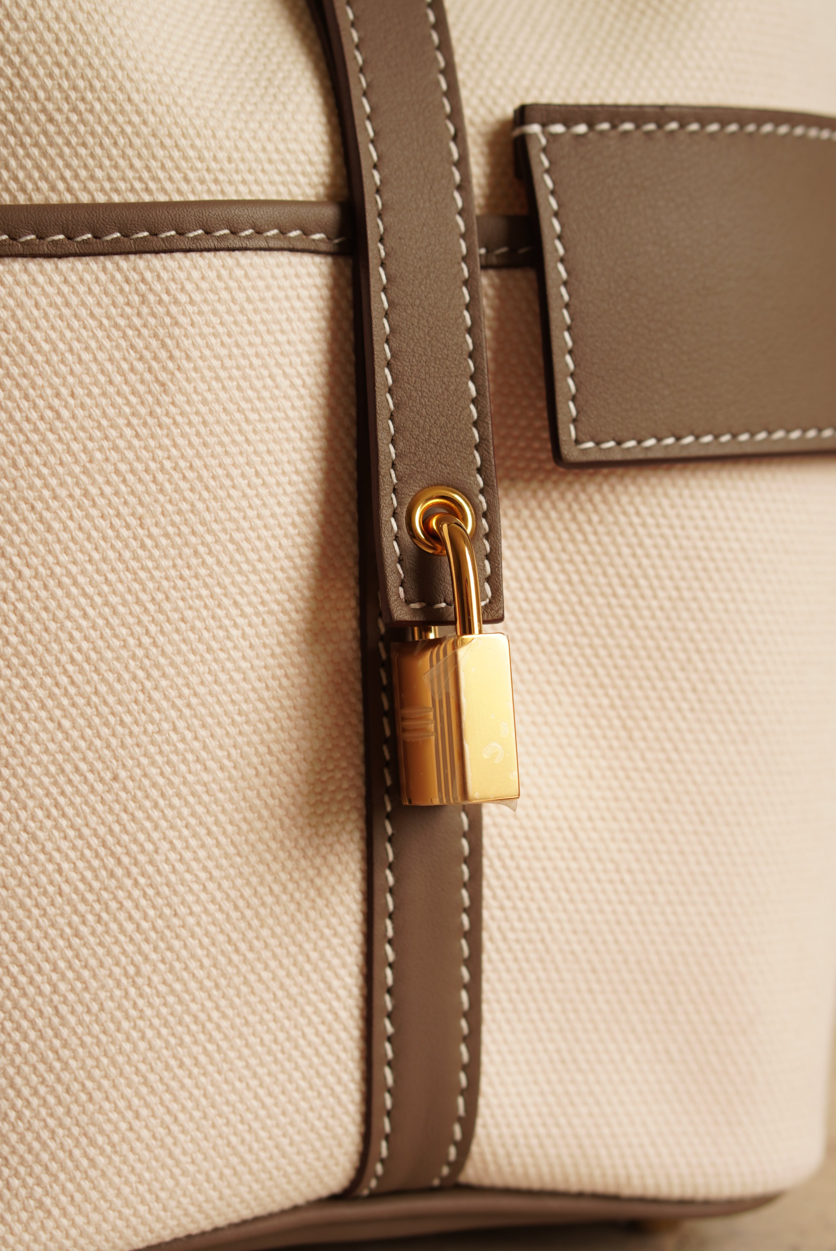 HERMÈS PICOTIN 18 POCKET | ECRU & ETOUPE