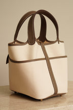 HERMÈS PICOTIN 18 POCKET | ECRU & ETOUPE