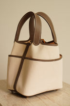 HERMÈS PICOTIN 18 POCKET | ECRU & ETOUPE