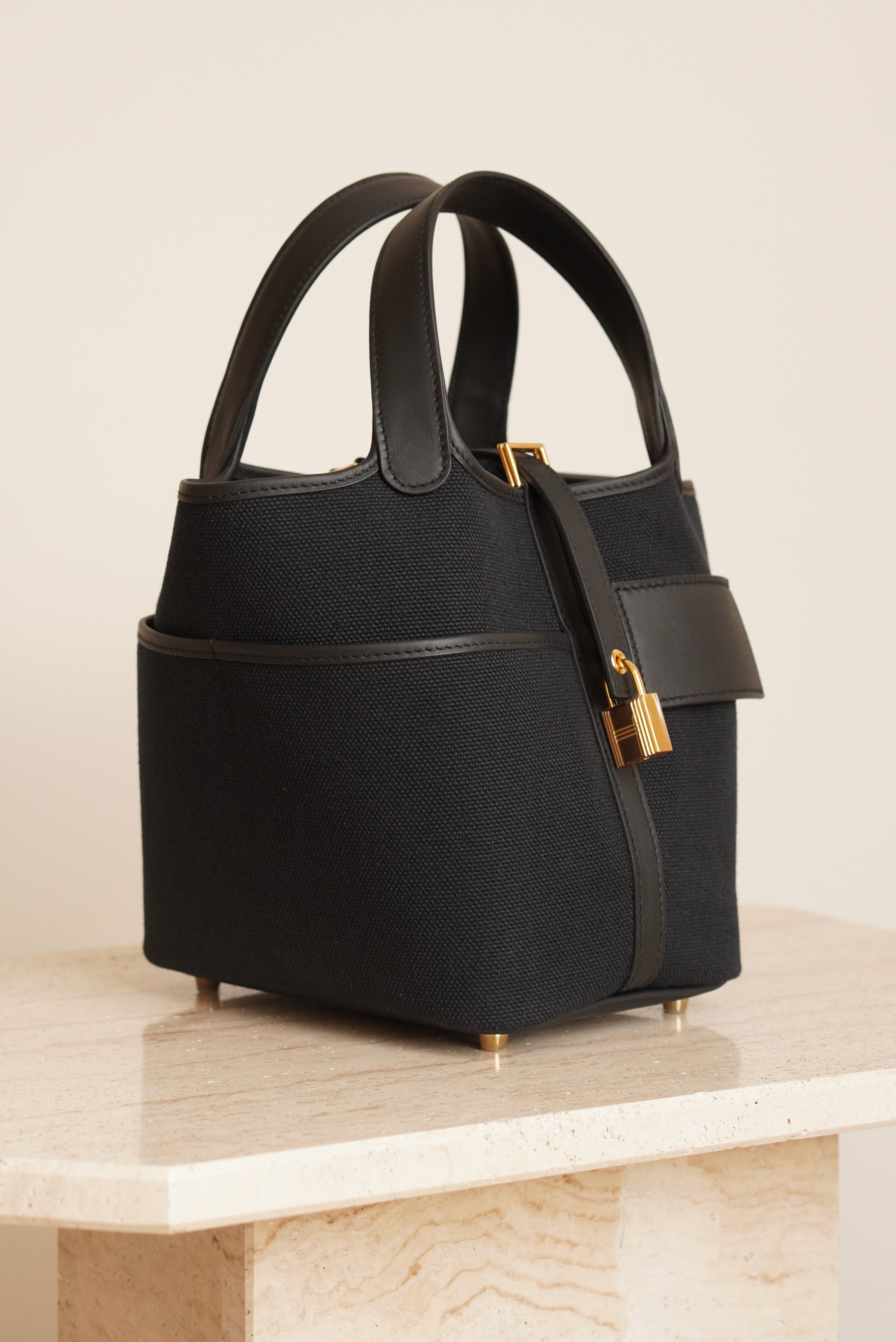 HERMÈS PICOTIN 18 POCKET | NOIR