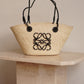 LOEWE ANAGRAM BASKET SMALL | BLACK