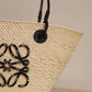 LOEWE ANAGRAM BASKET SMALL | BLACK