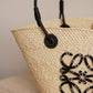 LOEWE ANAGRAM BASKET SMALL | BLACK