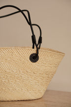 LOEWE ANAGRAM BASKET SMALL | BLACK