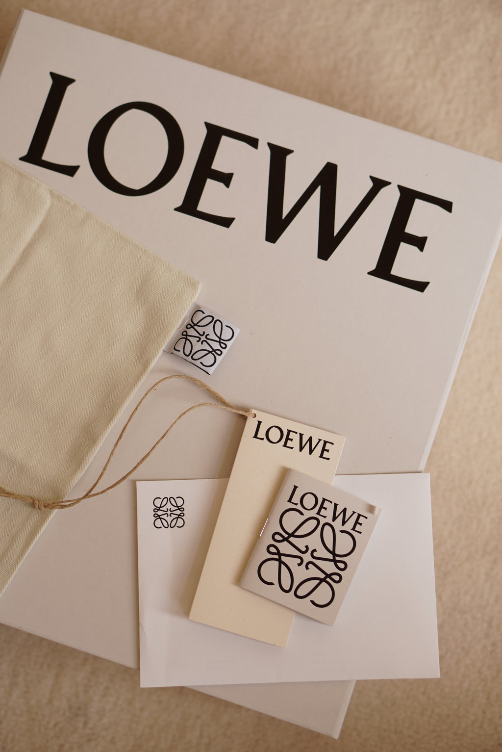 LOEWE ANAGRAM BASKET SMALL | BLACK