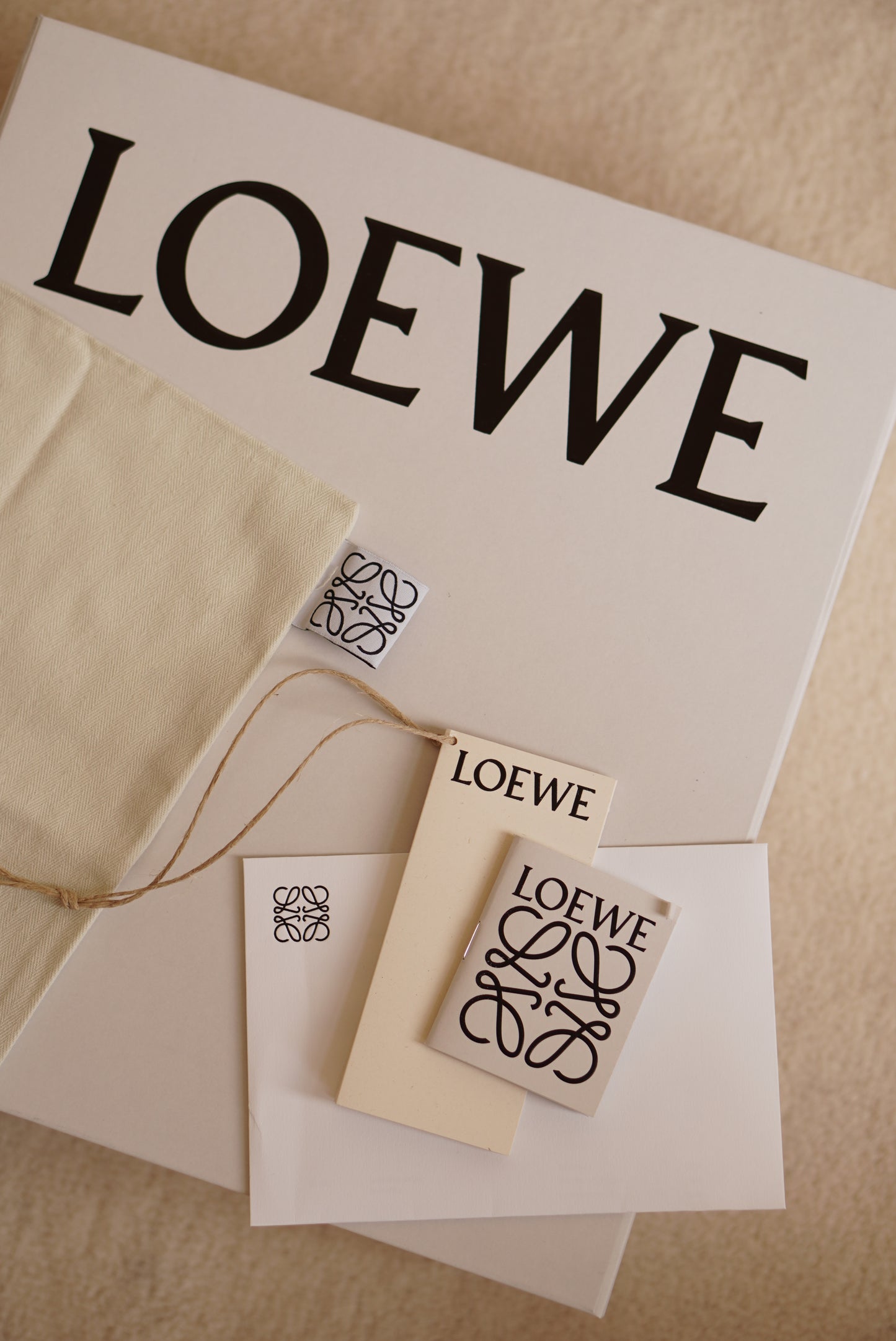 LOEWE ANAGRAM BASKET SMALL | BLACK