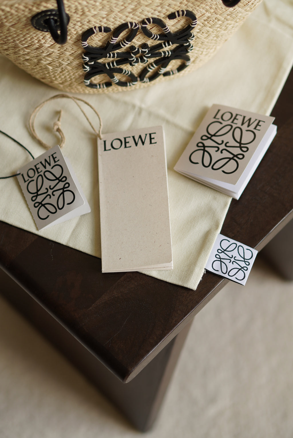 LOEWE ANAGRAM BASKET SMALL
