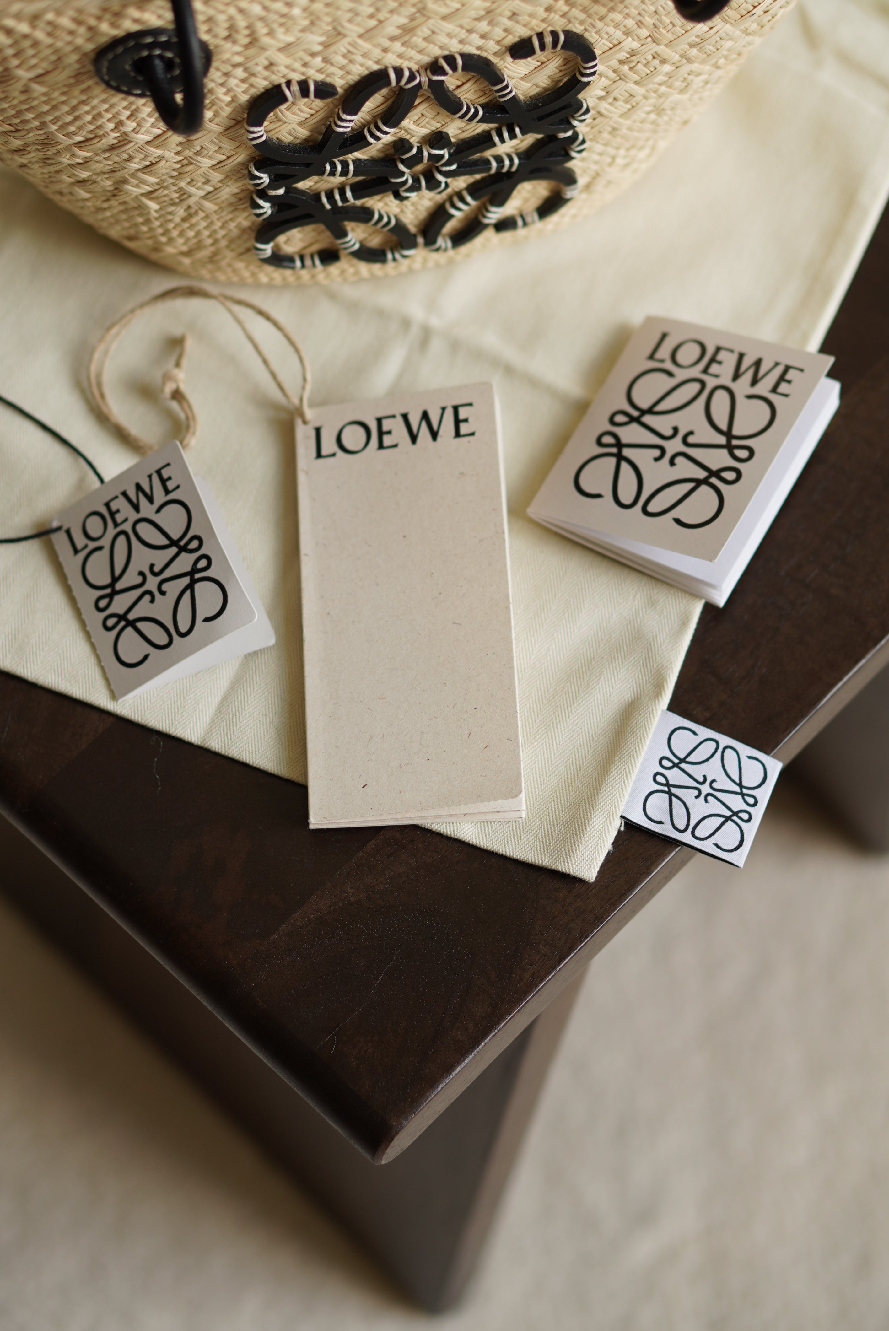 LOEWE ANAGRAM BASKET SMALL