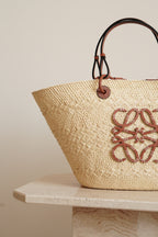 LOEWE ANAGRAM BASKET MEDIUM | BROWN