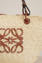 LOEWE ANAGRAM BASKET MEDIUM | BROWN