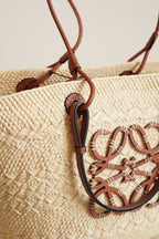 LOEWE ANAGRAM BASKET MEDIUM | BROWN