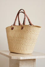 LOEWE ANAGRAM BASKET MEDIUM | BROWN