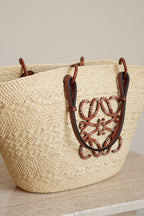 LOEWE ANAGRAM BASKET MEDIUM | BROWN