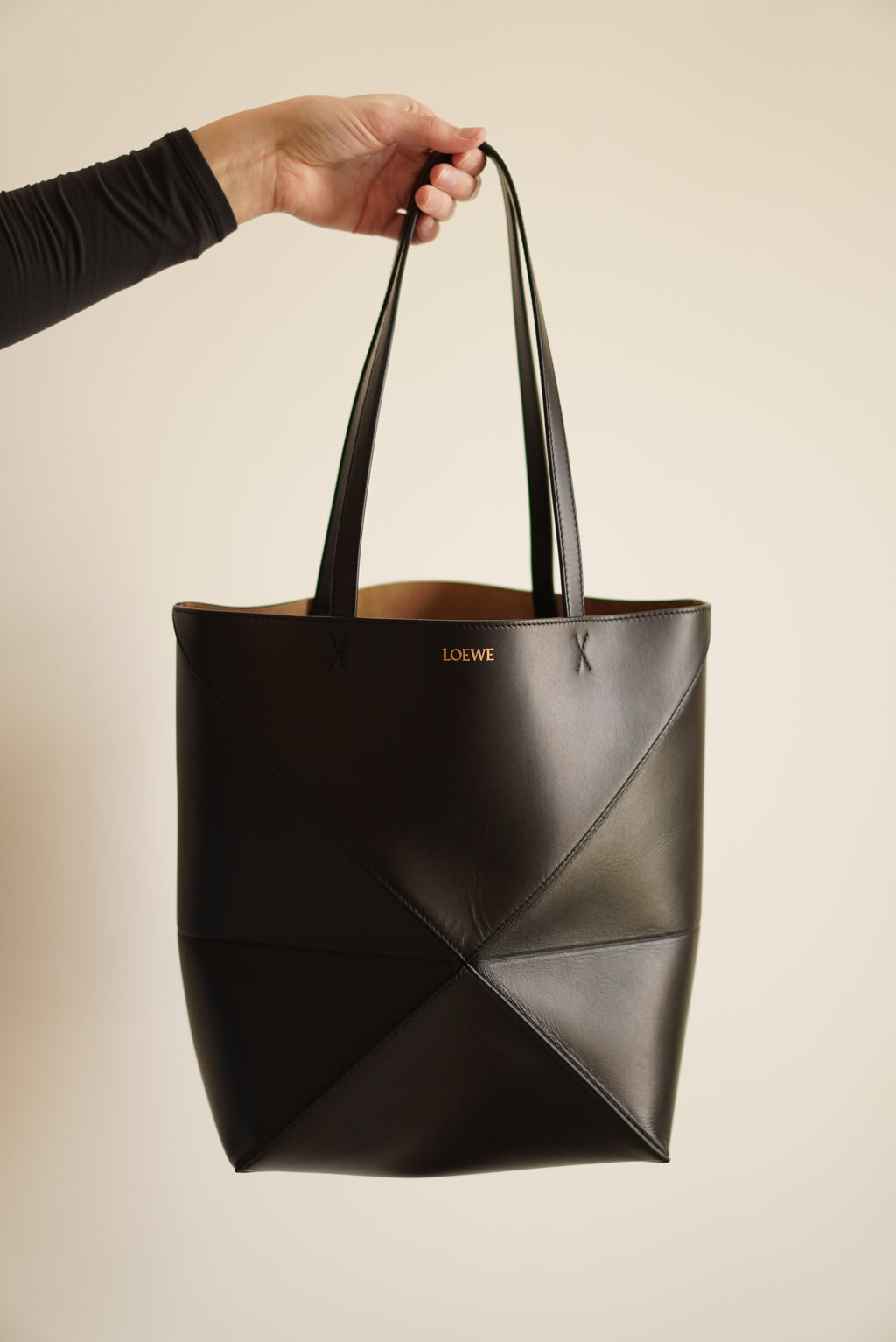 LOEWE PUZZLE FOLD MEDIUM | BLACK