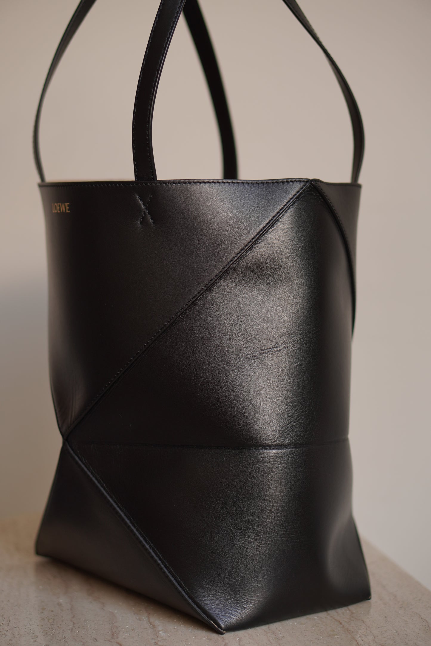 LOEWE PUZZLE FOLD MEDIUM | BLACK
