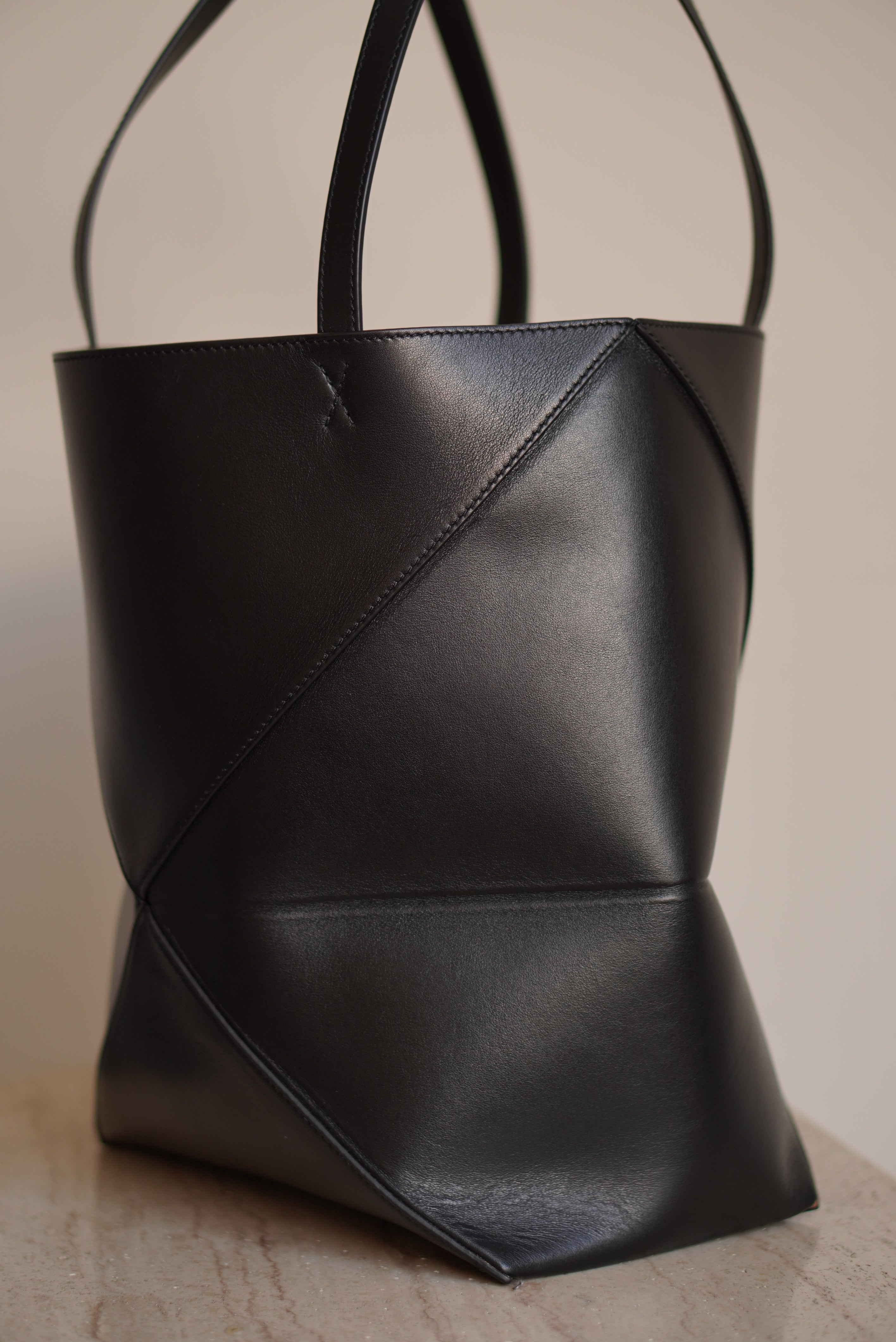 LOEWE PUZZLE FOLD MEDIUM | BLACK