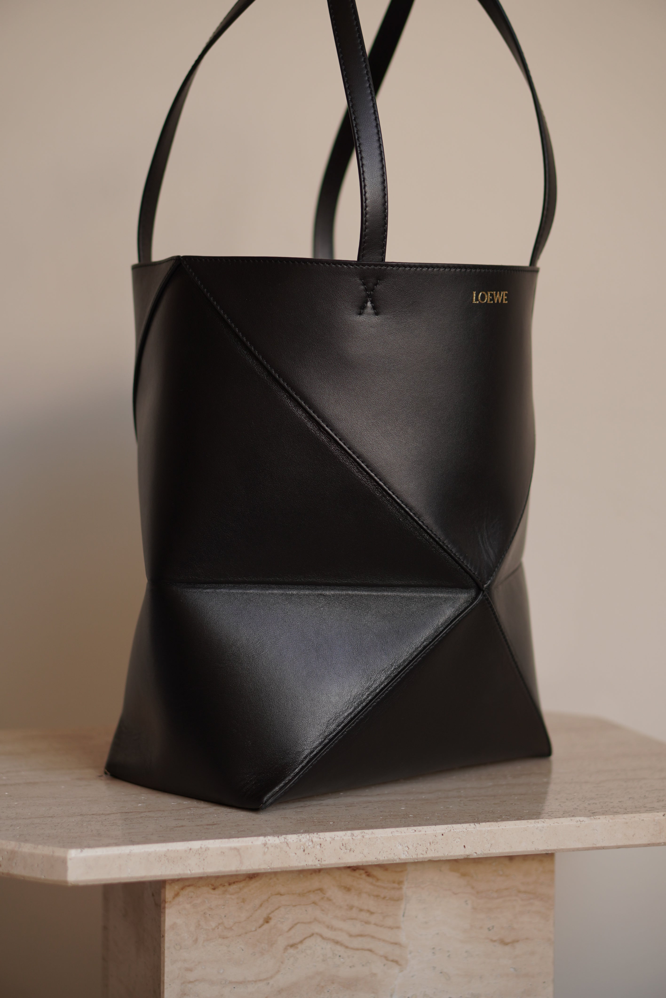 LOEWE PUZZLE FOLD MEDIUM | BLACK