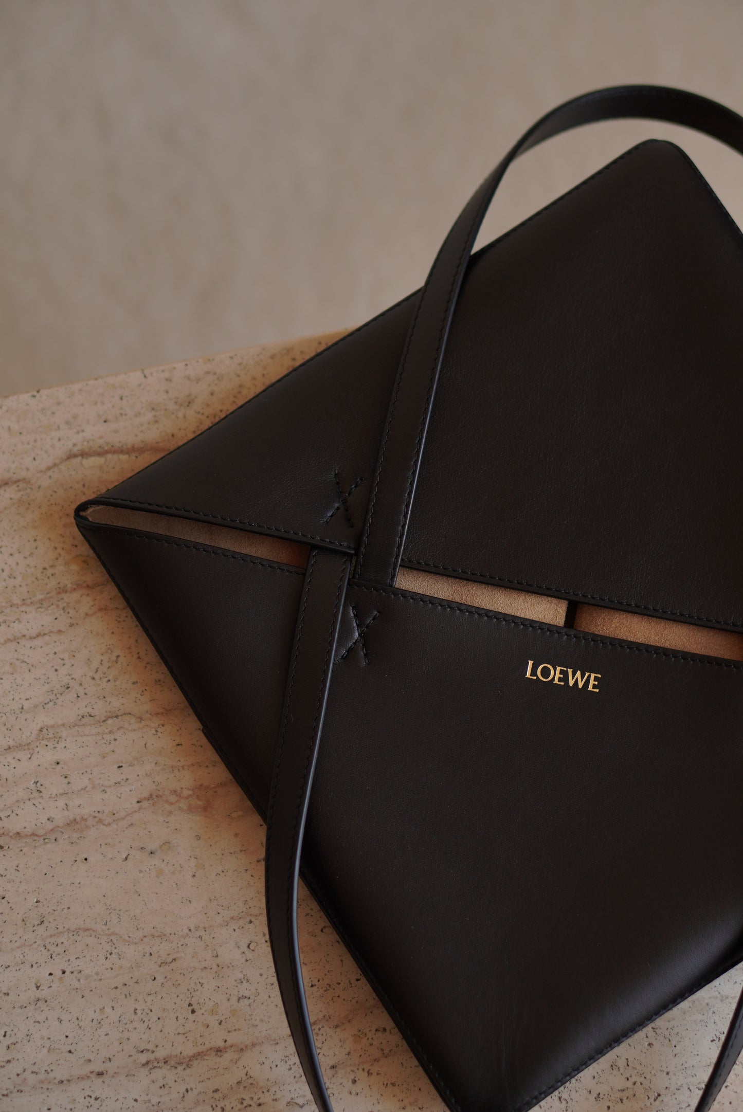 LOEWE PUZZLE FOLD MEDIUM | BLACK