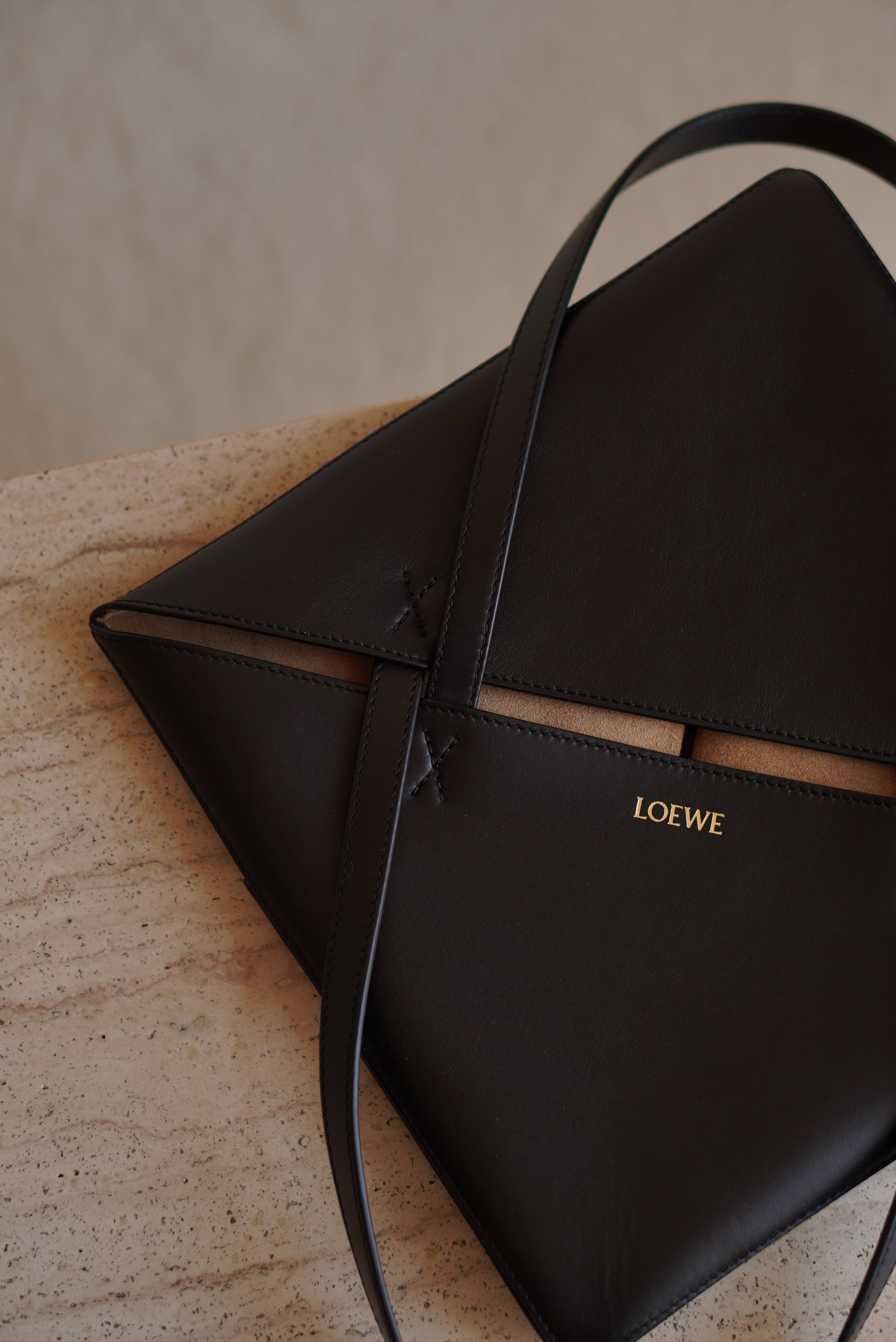 LOEWE PUZZLE FOLD MEDIUM | BLACK