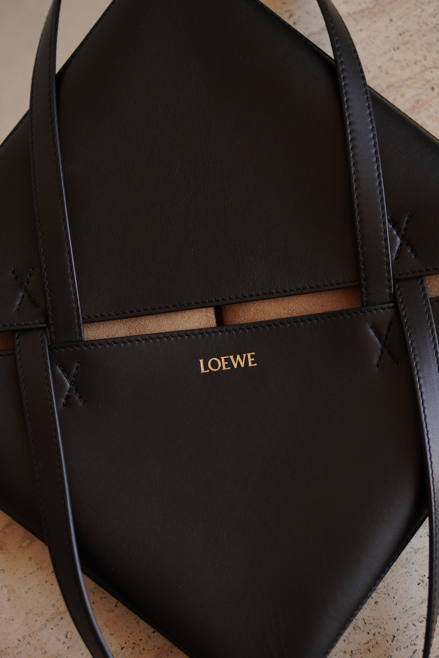 LOEWE PUZZLE FOLD MEDIUM | BLACK