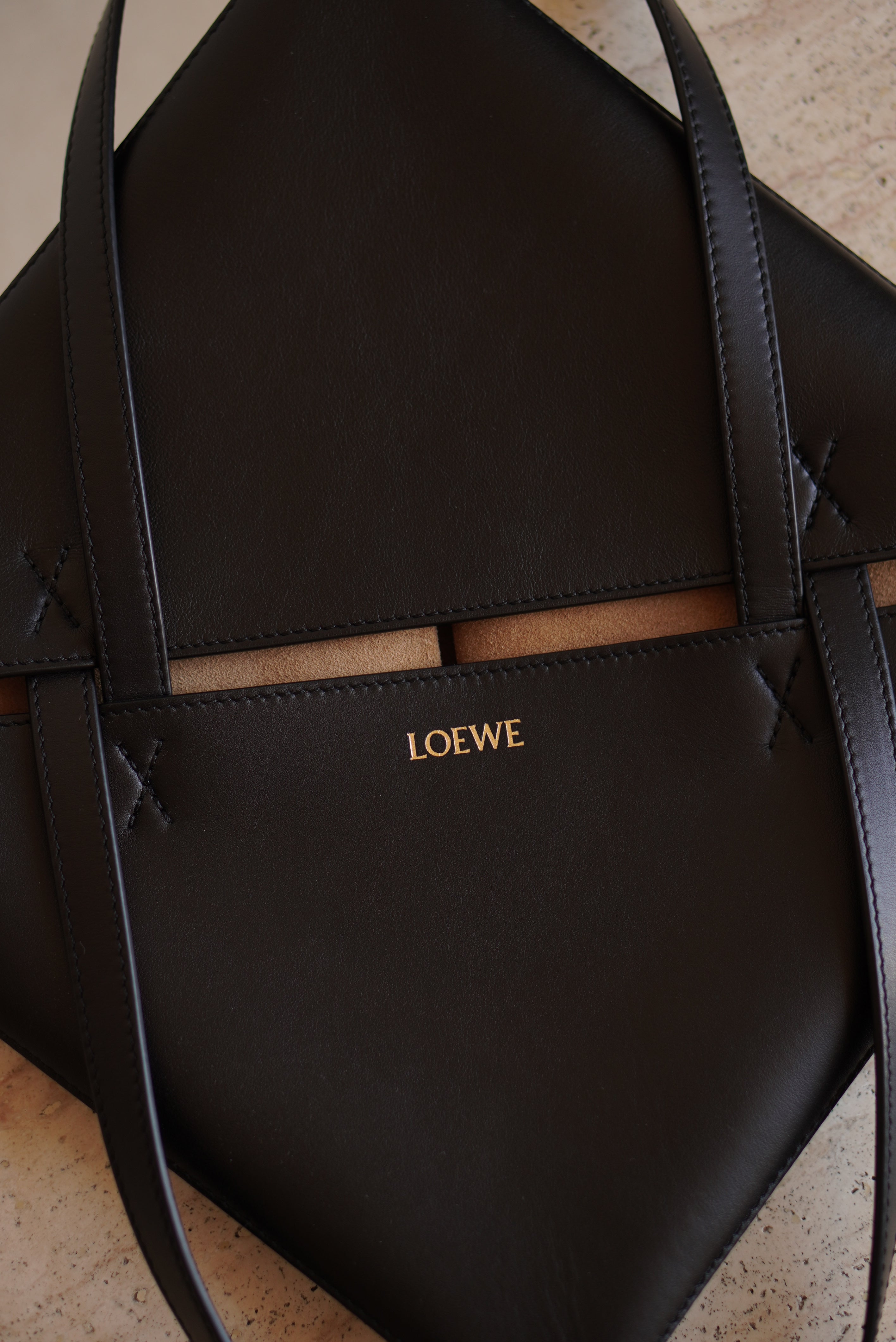 LOEWE PUZZLE FOLD MEDIUM | BLACK