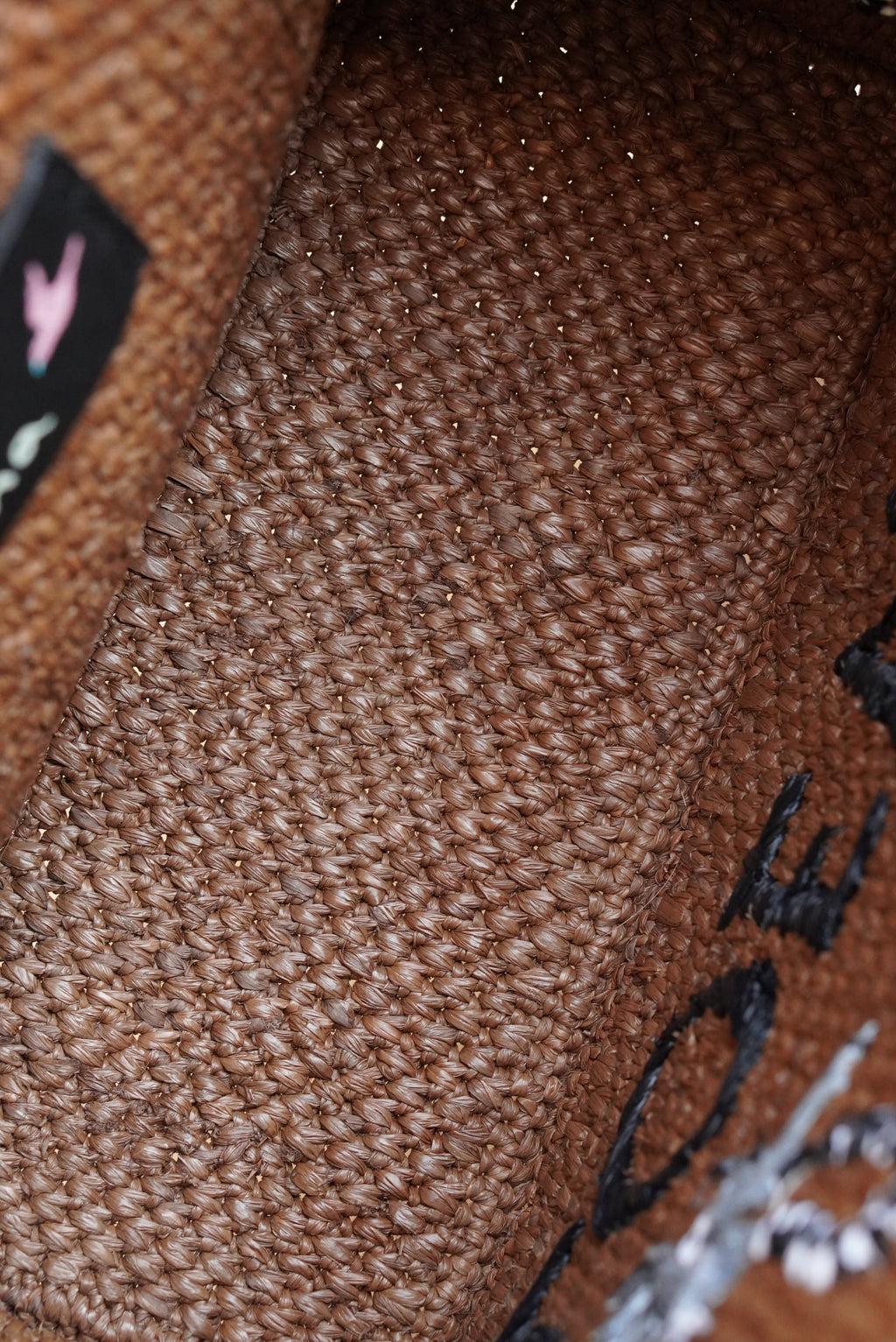 LOEWE x SUNA FUJITA LEMUR FONT TOTE SMALL | BROWN