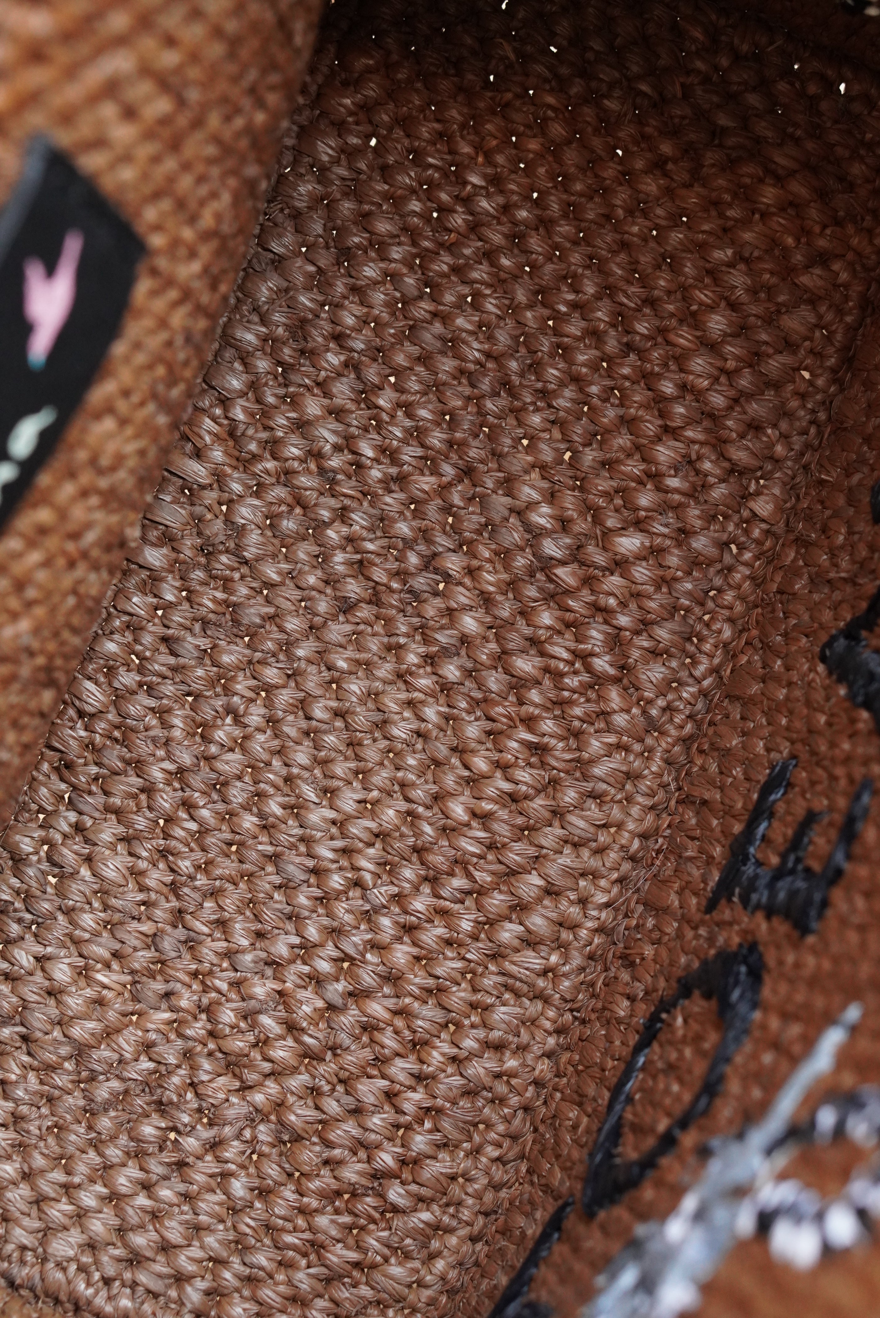 LOEWE x SUNA FUJITA LEMUR FONT TOTE SMALL | BROWN