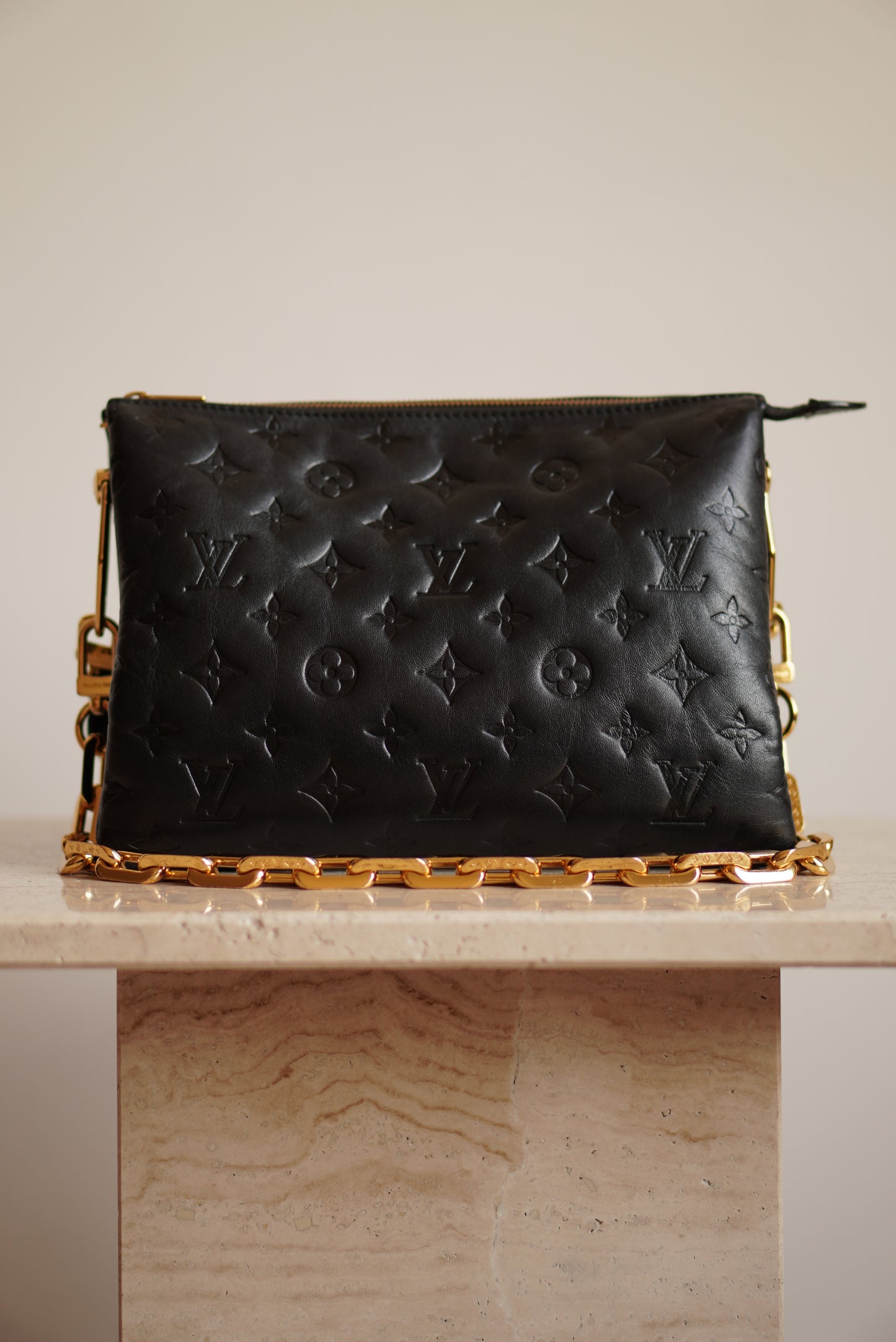 LOUIS VUITTON COUSSIN PM | BLACK