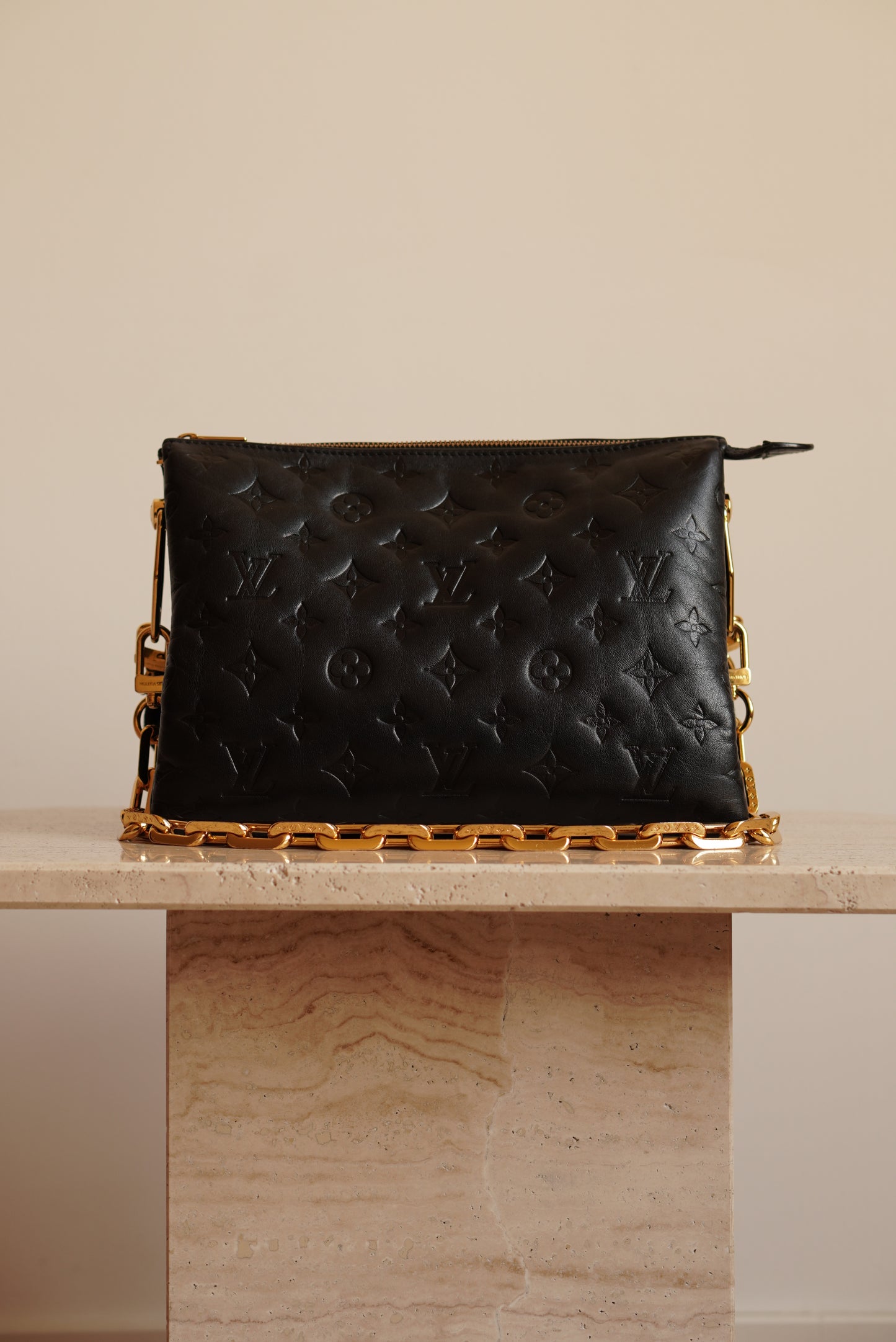 LOUIS VUITTON COUSSIN PM | BLACK