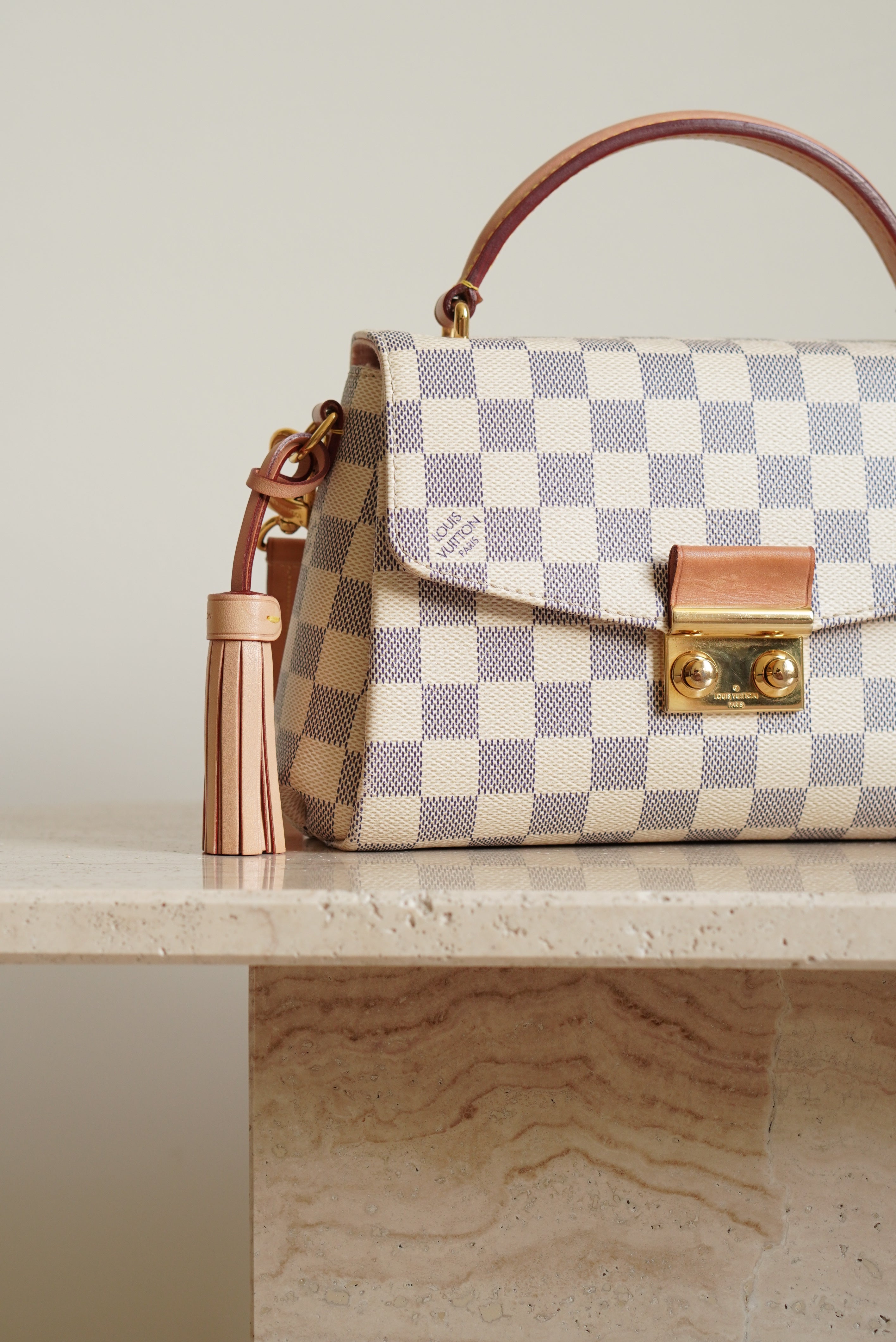 LOUIS VUITTON CROISETTE | DAMIER AZUR