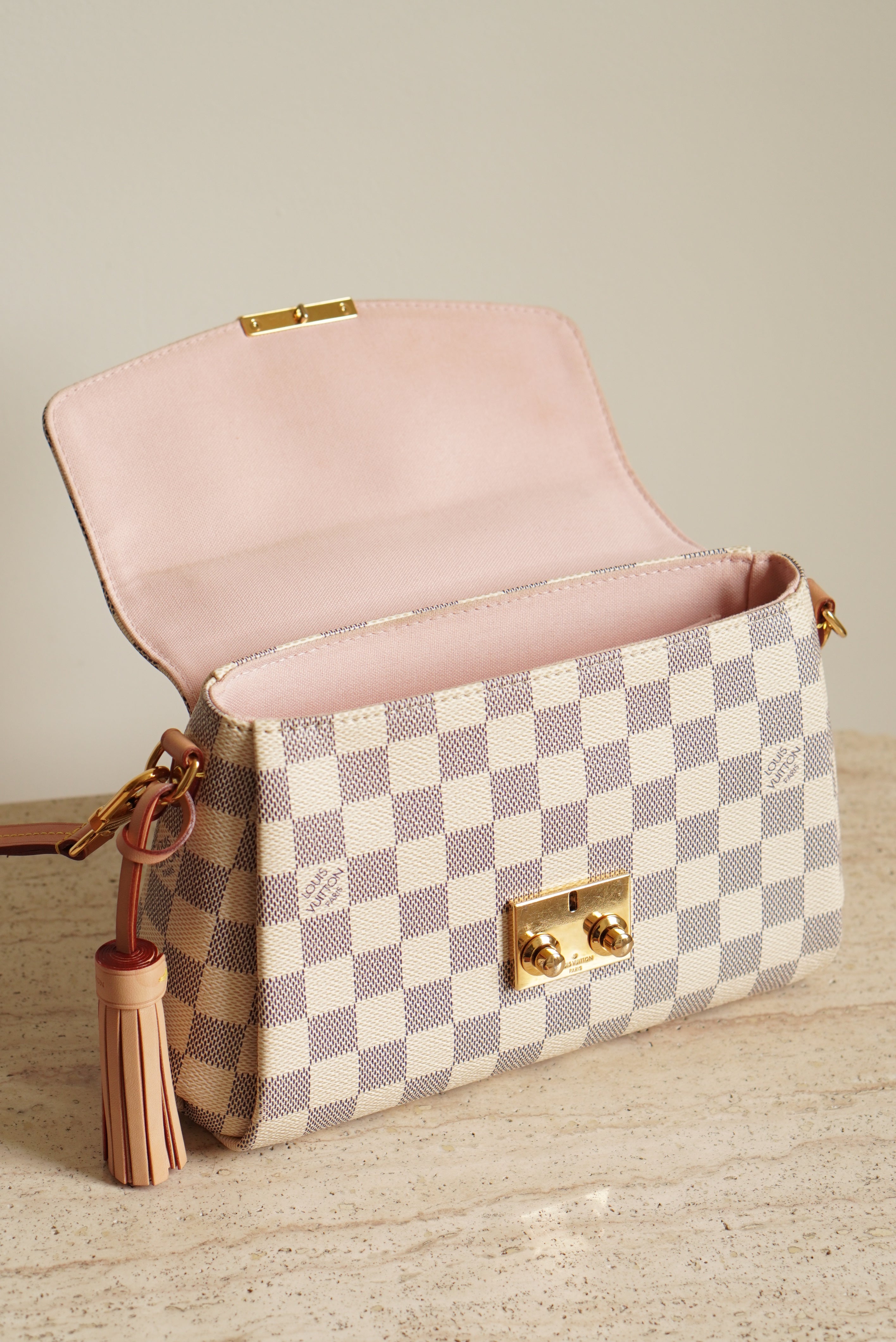 LOUIS VUITTON CROISETTE | DAMIER AZUR