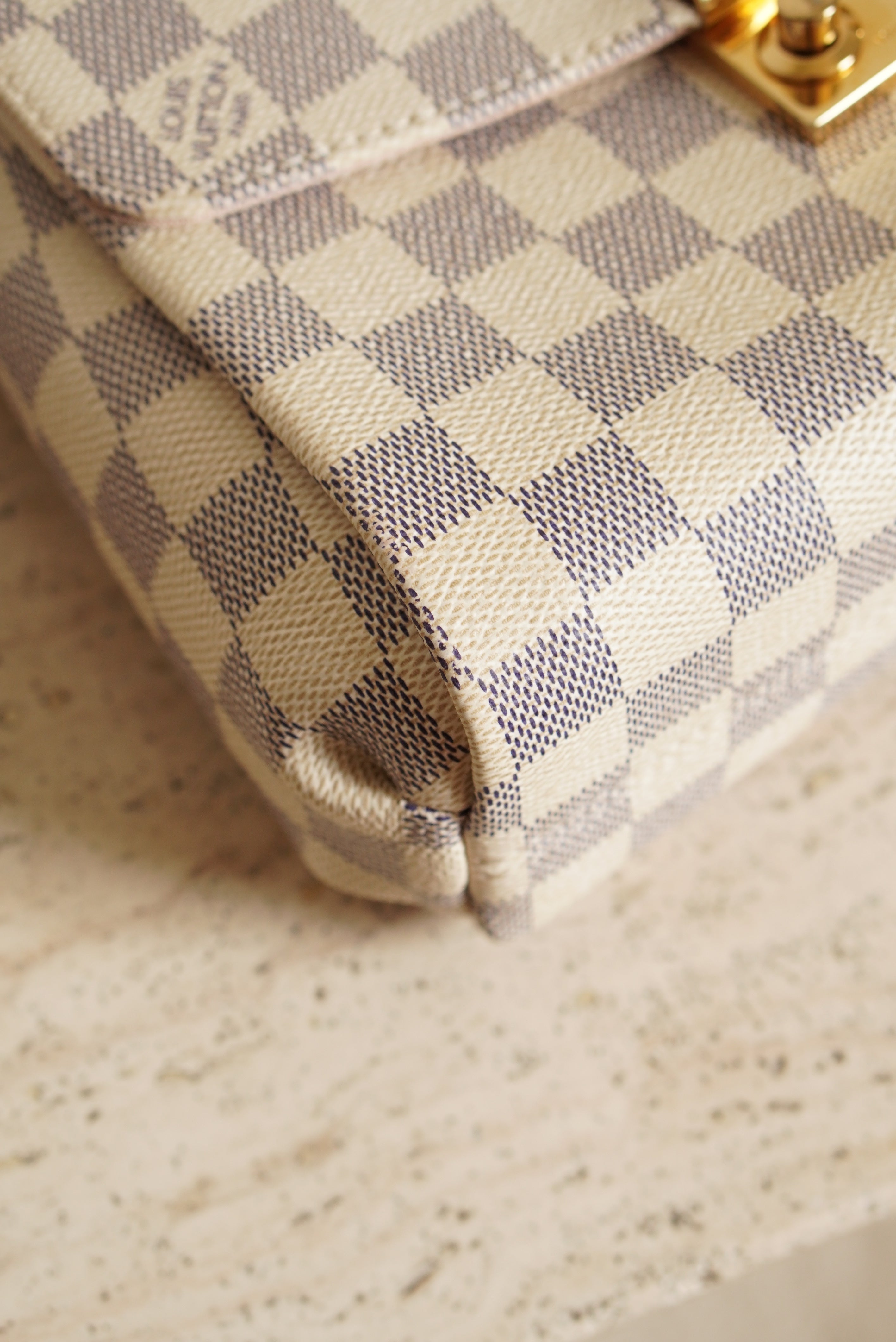 LOUIS VUITTON CROISETTE | DAMIER AZUR
