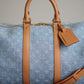 LOUIS VUITTON KEEPALL BANDOULIÈRE 45 | SKY BLUE DENIM