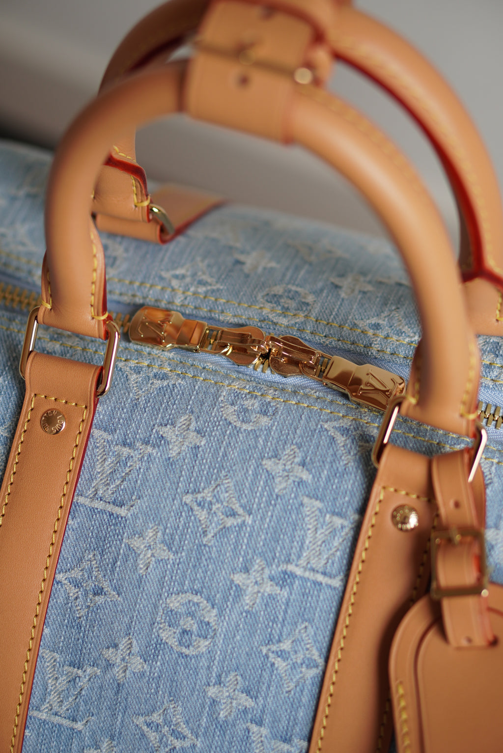 LOUIS VUITTON KEEPALL BANDOULIÈRE 45 | SKY BLUE DENIM