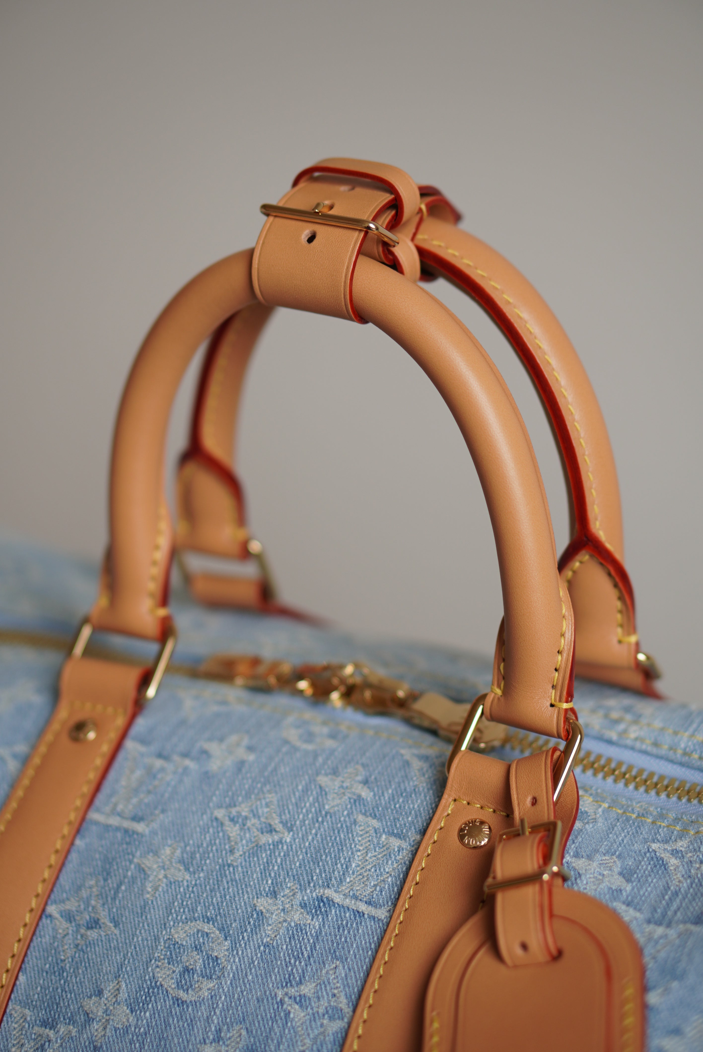 LOUIS VUITTON KEEPALL BANDOULIÈRE 45 | SKY BLUE DENIM