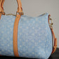 LOUIS VUITTON KEEPALL BANDOULIÈRE 45 | SKY BLUE DENIM
