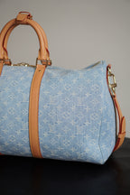 LOUIS VUITTON KEEPALL BANDOULIÈRE 45 | SKY BLUE DENIM