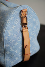 LOUIS VUITTON KEEPALL BANDOULIÈRE 45 | SKY BLUE DENIM
