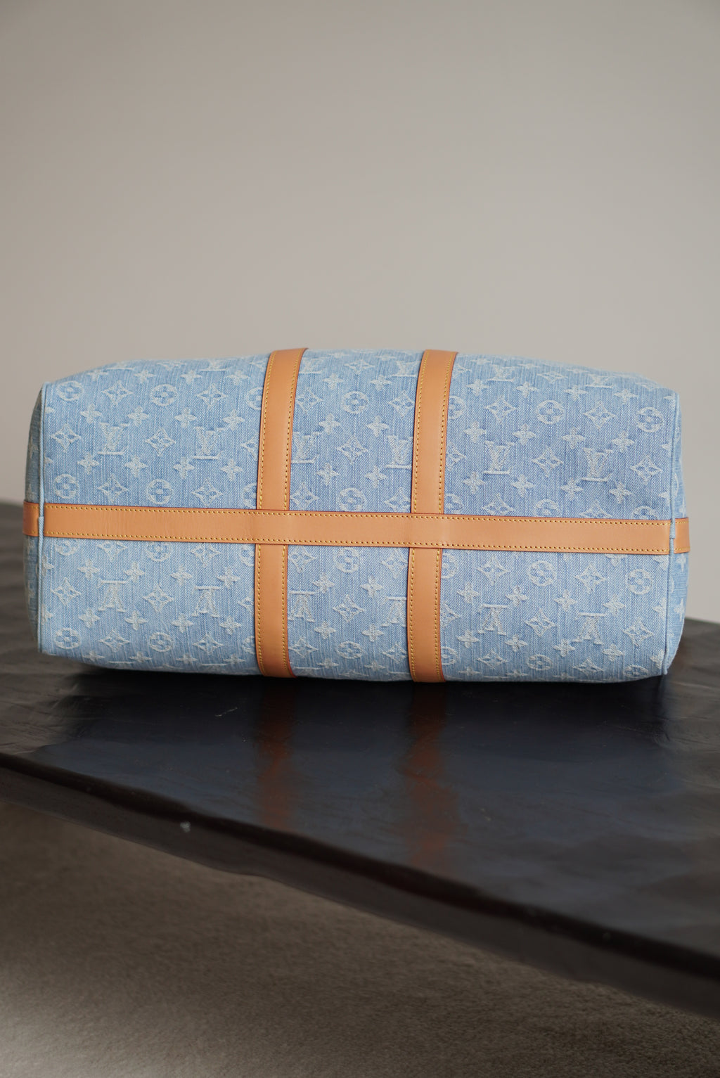 LOUIS VUITTON KEEPALL BANDOULIÈRE 45 | SKY BLUE DENIM